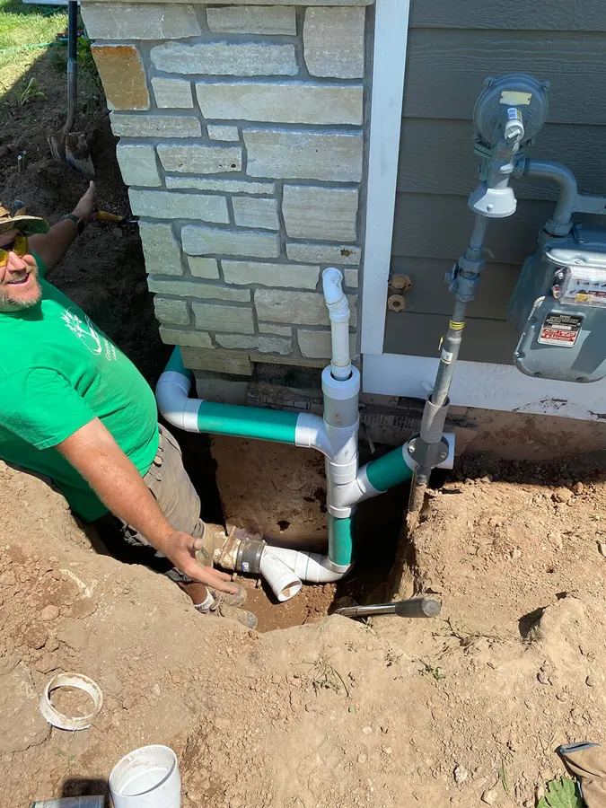 Storm sewer lateral connections by Greenway LS